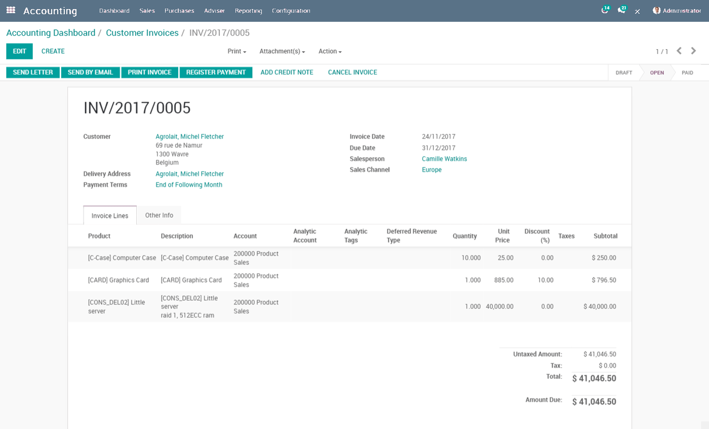 Slider Odoo Image